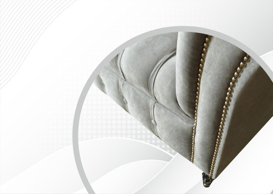 Chesterfield armchair couch upholstery sofa fabric couches 1.5-seater single-seater