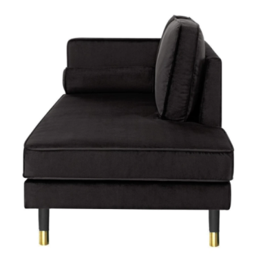 Chaise lounge creative furniture new living room modern design black sofa