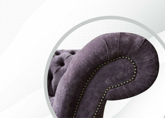 Couch Sofa 4 Seater Design Upholstery Modern Textile Fabric Chesterfield Sofas New