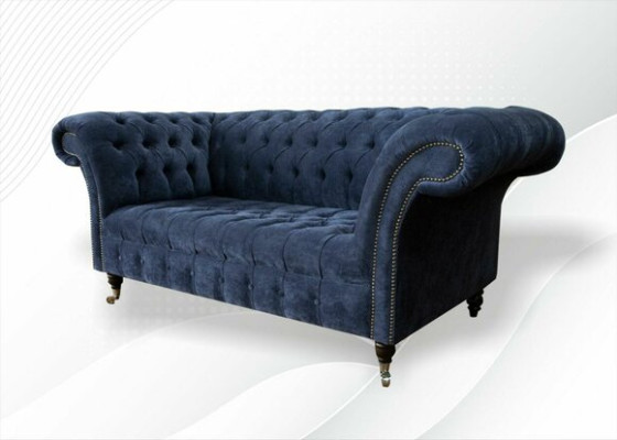 Couch Two-Seater Classic Textile Sofa Couch Upholstered Sofa 2-Seater Velvet Couches