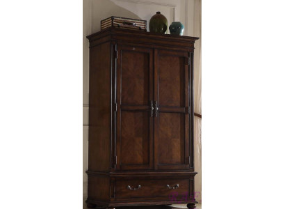 Wardrobe Antique Style Cabinets Real Wood Cabinet Gründerzeit Brown Genuine