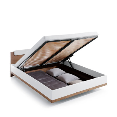 Classic bed beds double bed wooden bed country style - Model CM-B3