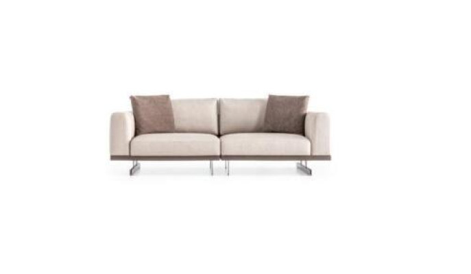 Modern sofa set luxury furniture upholstery textile couch gray modern sofa