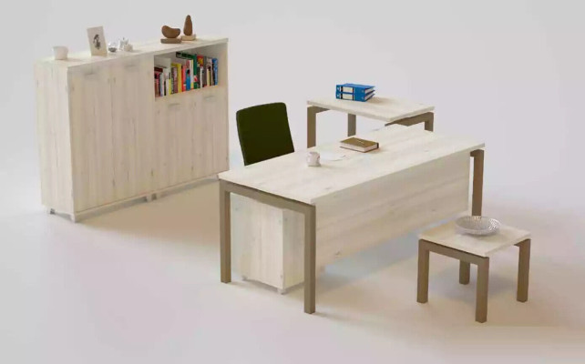 Office furniture desk dresser console table coffee table 2x filing cabinet