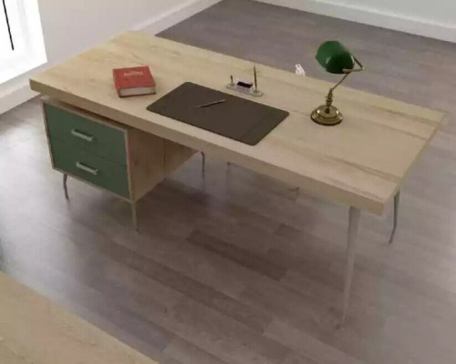 Office furniture 4-piece set: desk, file cabinet, dresser, coffee table
