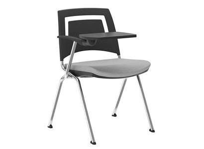 Stylish gray chair, modern chair, high-quality design, office chair, new.