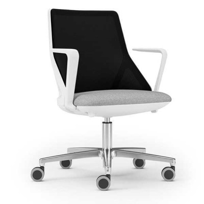 Luxury Chair White Office Chairs Upholstered Armchair Design Furniture Swivel Chair New