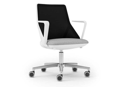 Luxury Chair White Office Chairs Upholstered Armchair Design Furniture Swivel Chair New