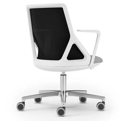 Luxury Chair White Office Chairs Upholstered Armchair Design Furniture Swivel Chair New