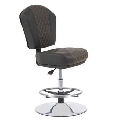 Stylish Bar Stool Chair Designer Metal Dining Chair Stool Bar Grey New