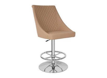 Modern high-quality beige chair designer barstool faux leather luxury furniture new