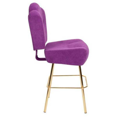 Modern Lila Chair Designer Bar Stool Textile Stylish Luxury Furniture Stool