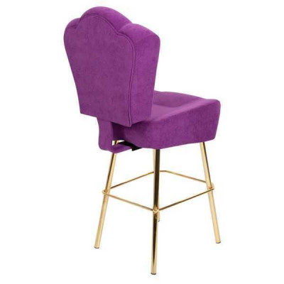 Modern Lila Chair Designer Bar Stool Textile Stylish Luxury Furniture Stool