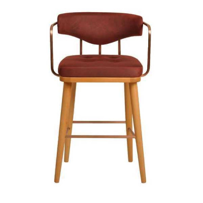Stylish Bar Stool Chair Designer Wooden Chair Dining Chair Stool Bar Brown New