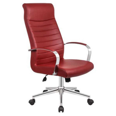Faux leather chair design upholstered armchair red chairs dining room chair office chair