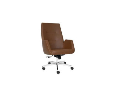 Stylish Office Chair Gaming Modern Single Chair Brown Office Chair Swivel Chair