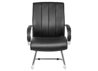 Executive chair, leather-upholstered, black office chair, computer chairs, chair furniture, new