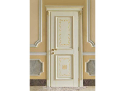 Interior doors Baroque Rococo custom-made with frame classic solid wood doors Italy