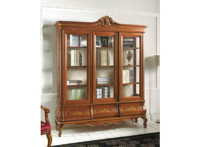 Showcase cabinet bookshelf sideboard classic Italian furniture shelves wood