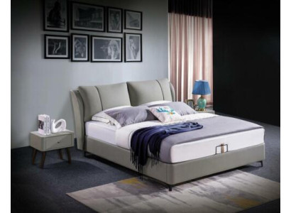Bed 2x Nightstand 3-piece Bedroom Set Design Modern Luxury Bed Group New
