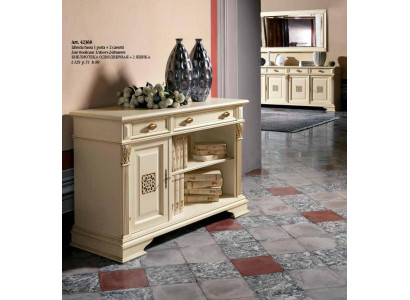 Italian designer furniture antique - wooden bar sideboard cabinet dresser