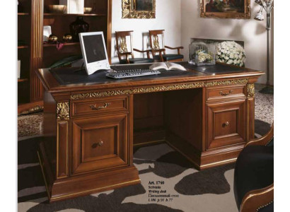 Desk Office Table Classic Designer Office Tables Baroque Rococo Solid Wood
