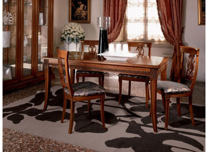 Dining table table set dining room living room wood Rococo Baroque Italian furniture