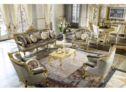 Suite 3-2-1 seater coffee table side table living landscape sofa couch 5-piece.