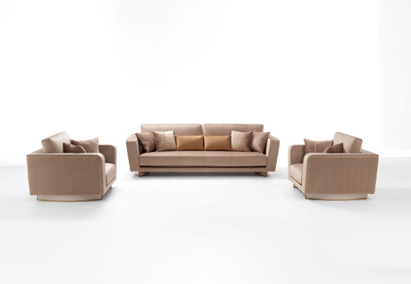 Sofa set 3+1+1 seater set design sofa upholstered couches classic 3 piece.