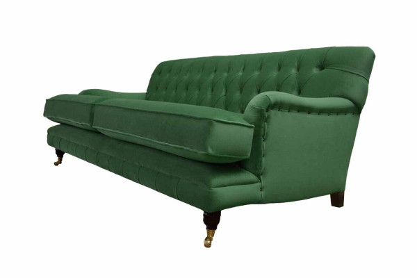 Chesterfield 3-seater designer sofa couch upholstery luxury couches textile