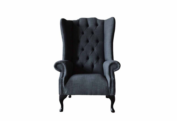 Armchair Single Seater Chesterfield Sofa Furniture Luxury Furniture Wing Chair New