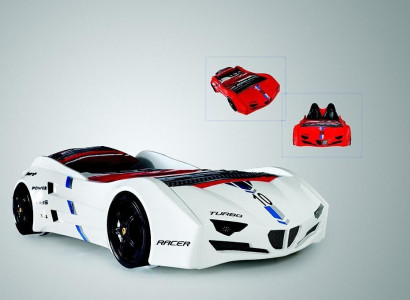 Race car bed with mattress car bed children's room beds furniture new
