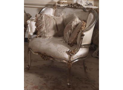 Single-seater Italian armchair couch upholstery design textile seat cushion couches