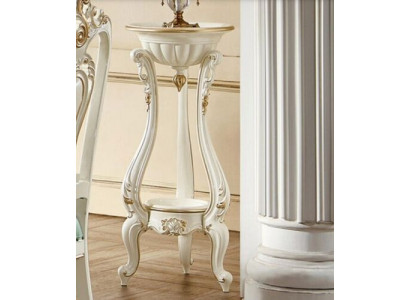 Flower stand, flower holder, vase holder, baroque rococo shelf, wood