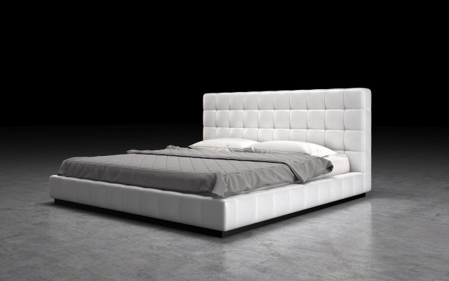Modern frame luxury bedroom beds hotel design leather bed
