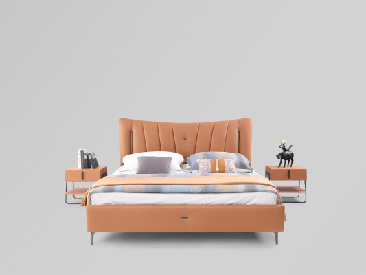 Double bed, matrimonial bed, designer bed NEW 180x200cm, designer upholstered bed, bed