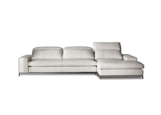 Design corner sofa L-shape couch upholstery leather sofas luxury living room sofa