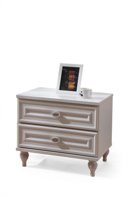 Design nightstand side table console white tables furniture wood new