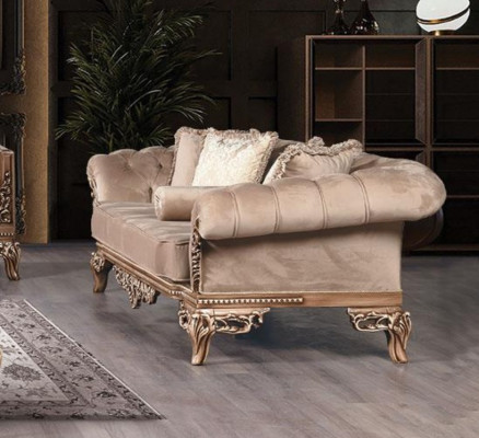 Set of sofa and armchairs suite 3+1+1 seater luxury group Baroque Rococo furniture