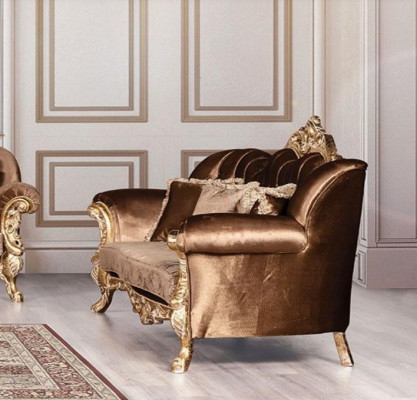 Sofa Suite 3+1+1 Seater Luxury Suite Sofa Sofas Armchair Set Baroque Living Room