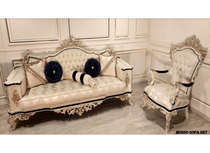 Luxury Sofa Set 3+1 Seater Sofa Sofa Armchair Fabric Living Room New