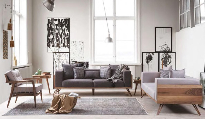 Modern armchair deluxe single-seater lounge chair living room furniture furnishings