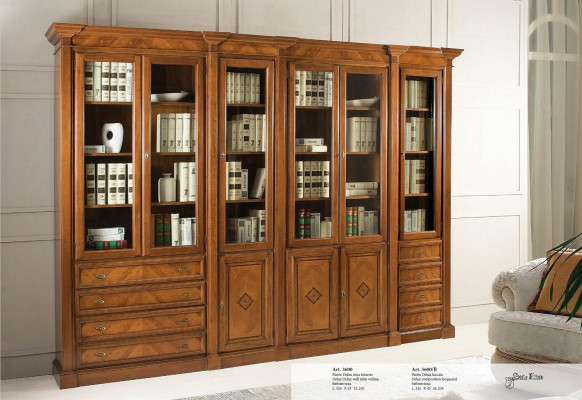 Bookshelf brown display cabinet bookcase showcase bookcase shelves new