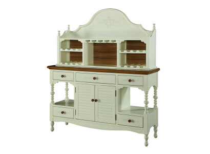 Classic wooden sideboard, country style furniture, cabinet, dresser, sideboards, cabinets.