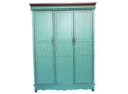 Bedroom wardrobe wood cabinet American style luxury classic.
