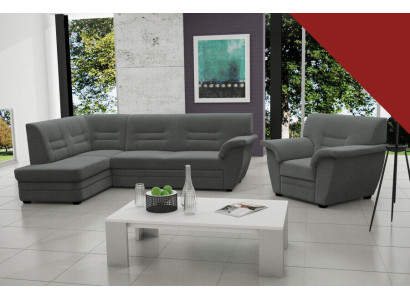 Sofa Sleeper Sofa Designer Sofa with Bed Function + Bed Box Corner Sofa Couch NEW