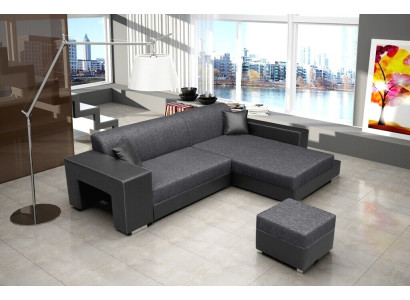 Sleeper Sofa Corner Sofa Couch Bed Function Upholstered Corner Set Sleeping Function New