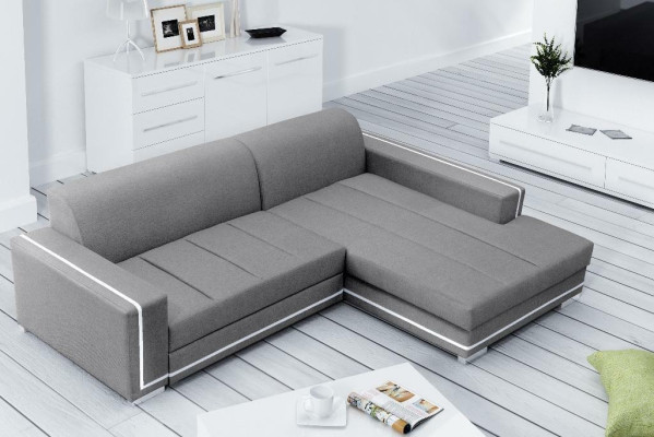 Corner sofa with sleep function bed function storage sofa couch living area bed