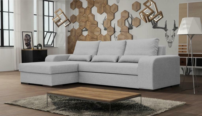 Sofa Sleeper Sofa Designer Sofa with Bed Function - Storage Box Corner Sofa Couch