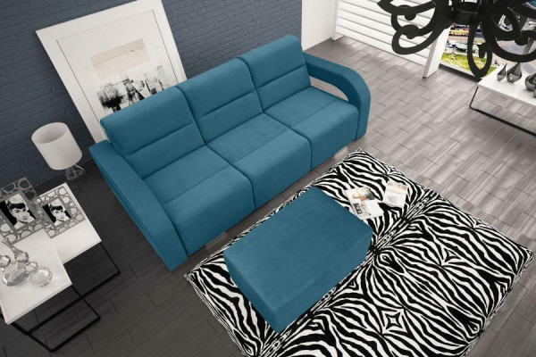 Sofa bed folding couch 3-seater with sleeping function + bed box couch sofa folding sofa